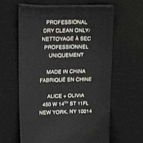 Alice + Olivia Size 4 Garner Printed Sleeveless Racerback Drop Waist Mini Dress - Picture 7 of 7